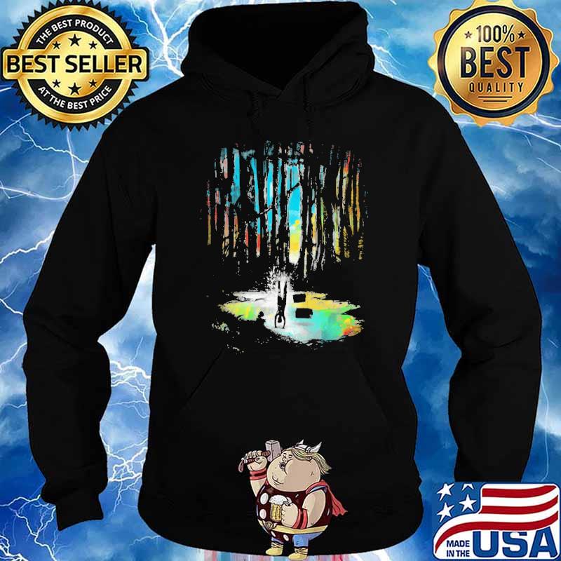 Sunset on dagobah art forest s Hoodie