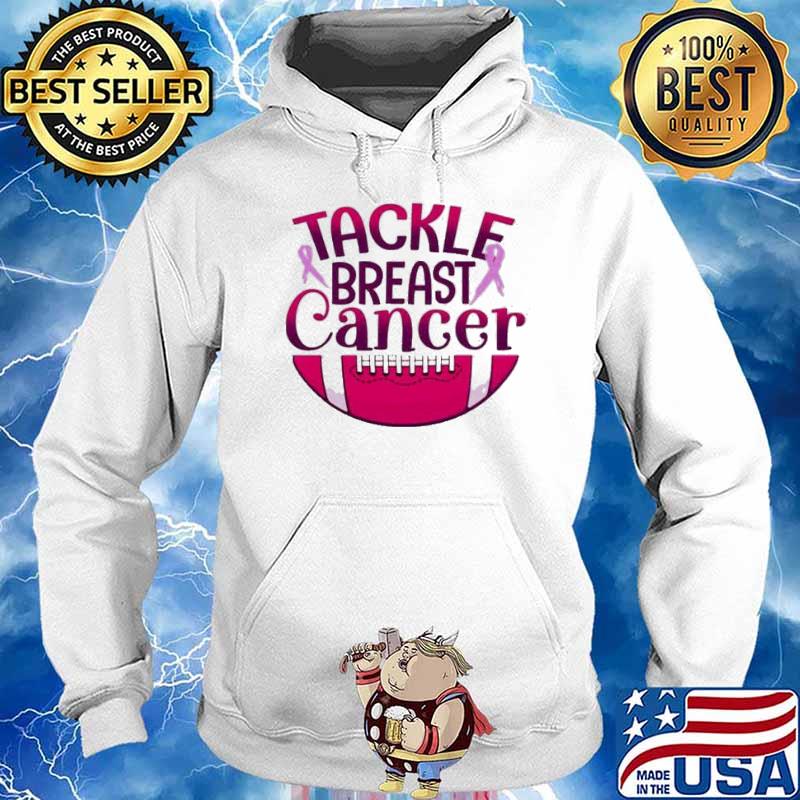 Tackle breast cancer pink ribbon s Hoodie