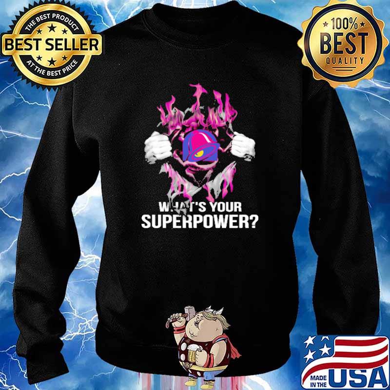 Taco bell logo whats your superpower s Sweater