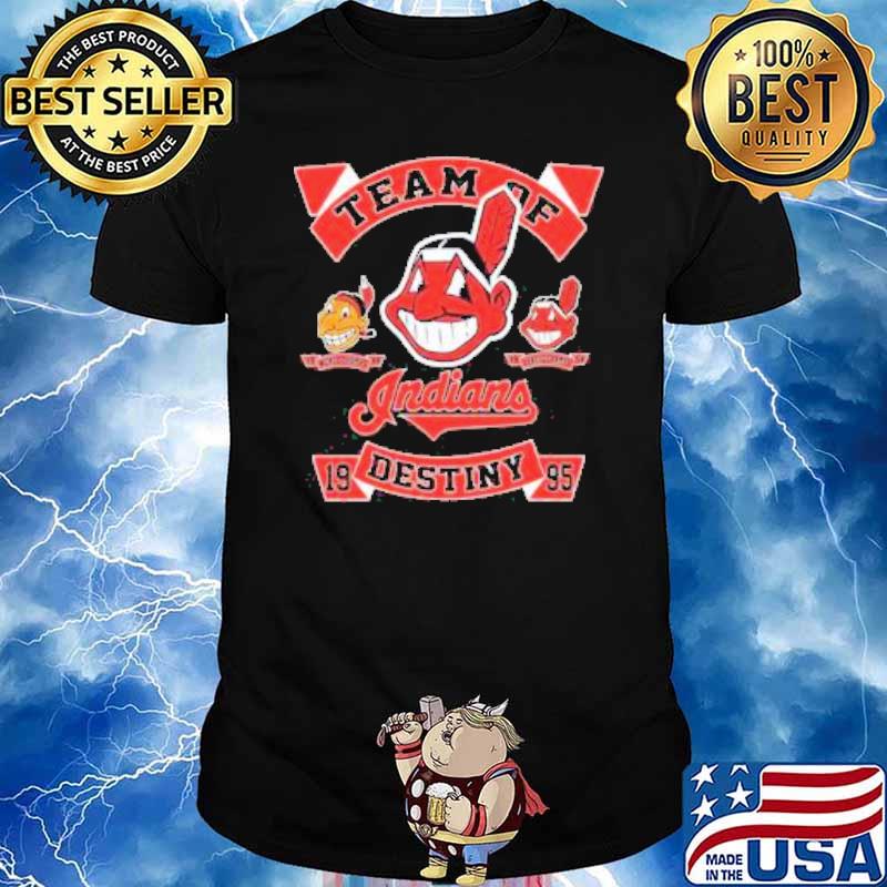 Mlb Cleveland Indians 1995 Team Of Destiny Graphic T-shirt