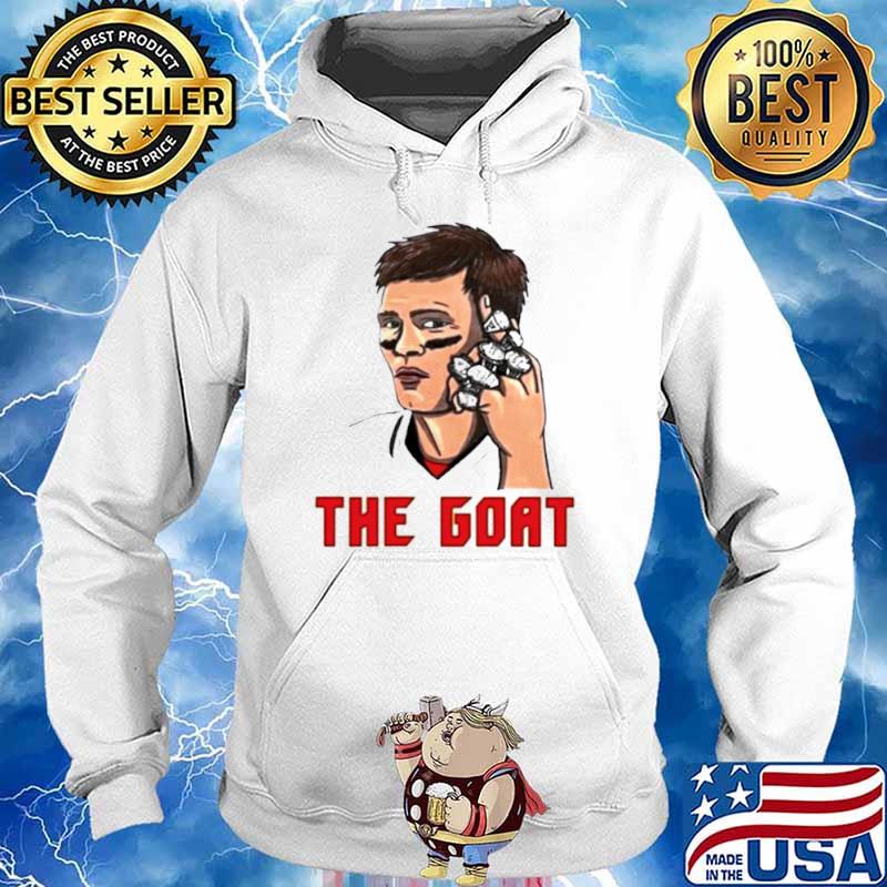 Tom Brady 7 Ring The Goat T-Shirt - Peanutstee