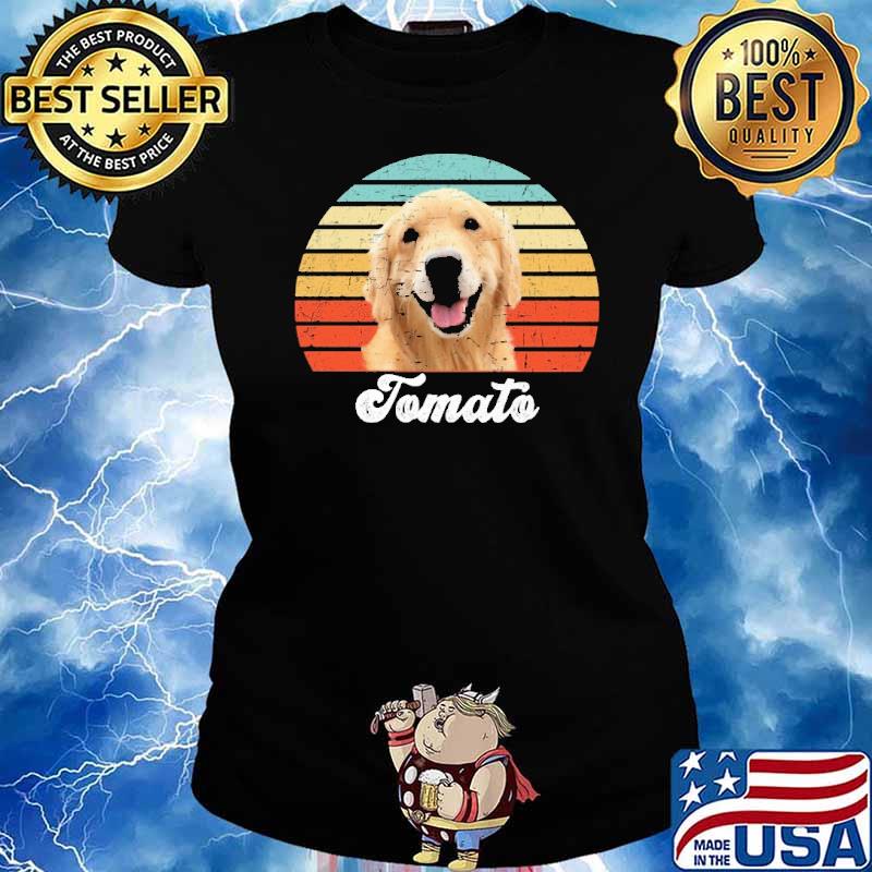 Tomato dog vintage s Ladies tee