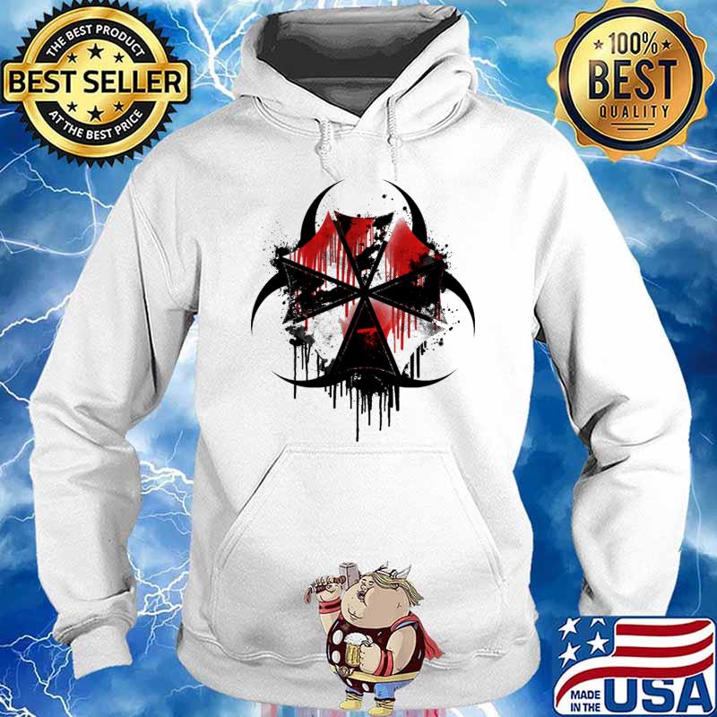 Umbrella Crop Shirt Hoodie
