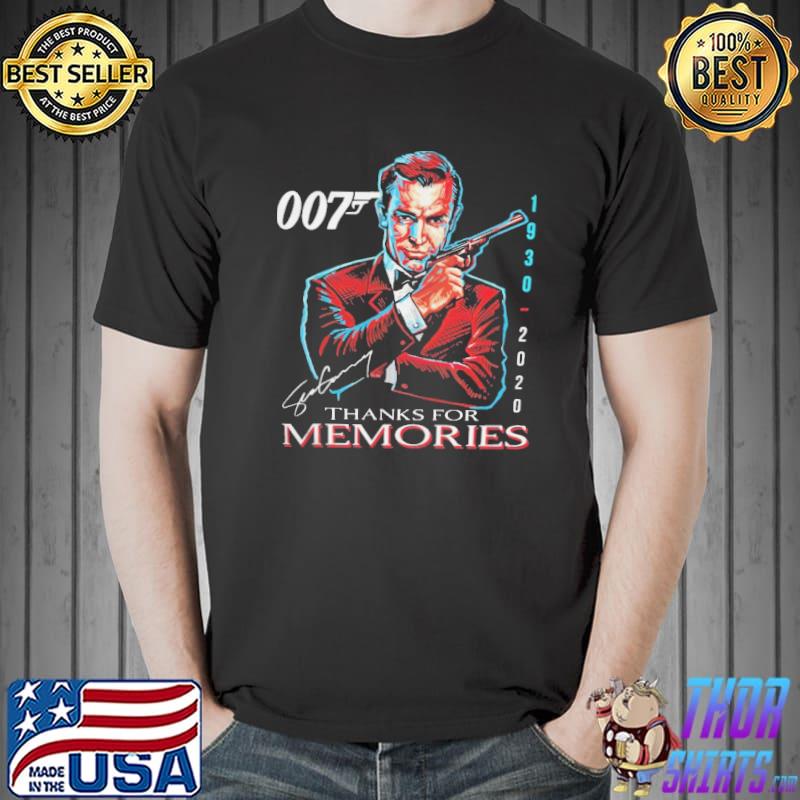 007 Thank you For Memories 1930 2020 Shirt