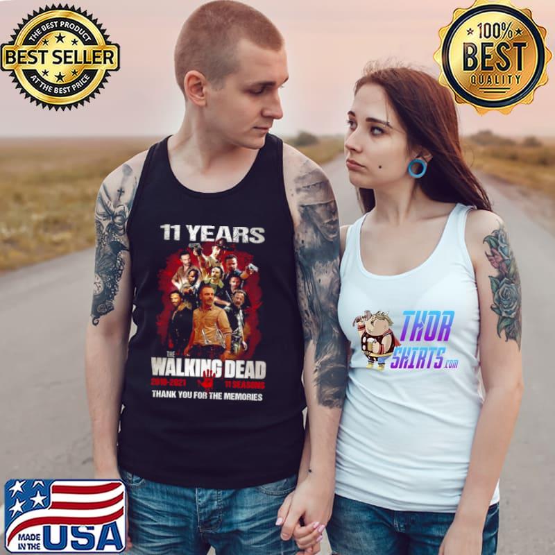 11 Years The Walking Dead Thank You For The Memories Shirt Tank Top