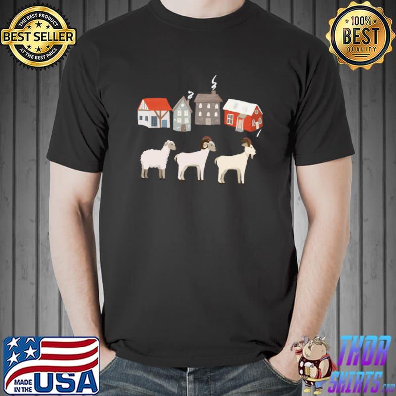 2020 The Year The Goats Took Over Llandudno Funny Farming T-shirt