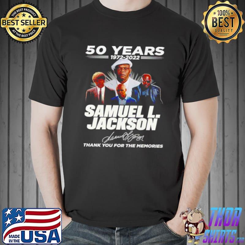 50 years 1972 2022 Samuel L. Jackson signature thank you for the memories s Unisex