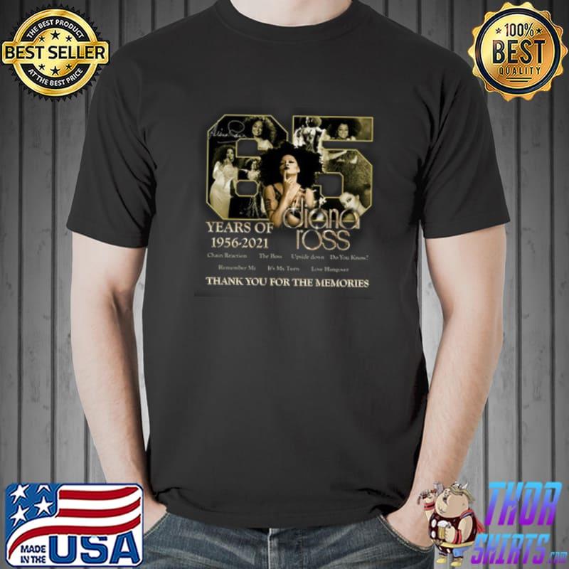 65 years of 1956 2021 Diana ross thank you for the memories signature s Unisex
