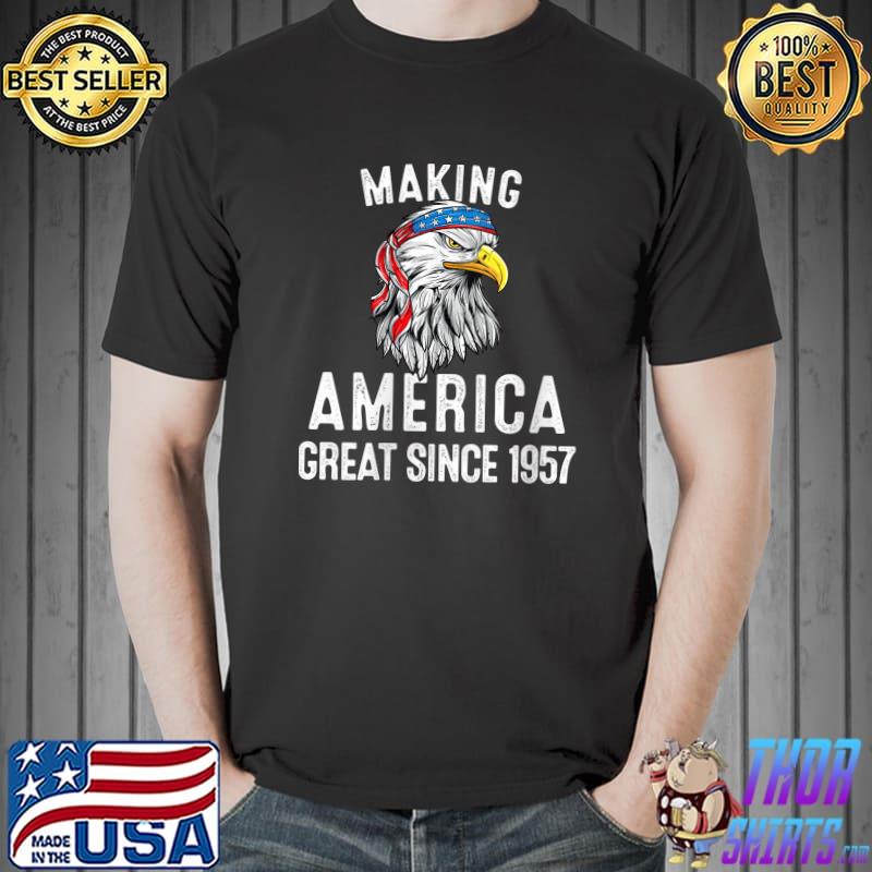65th Birthday,Making America Great Since 1957 T-Shirt Unisex