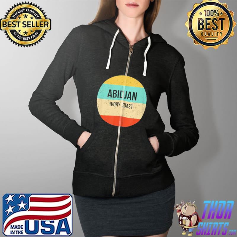 Abidjan Ivory Coast Shirt Full Zip Hooded
