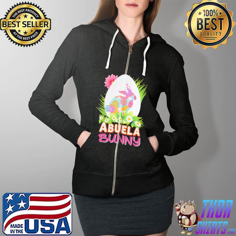 Abuela Bunny Cute Matching Family Rabbit Easter Egg Hunt s Full Zip Hooded