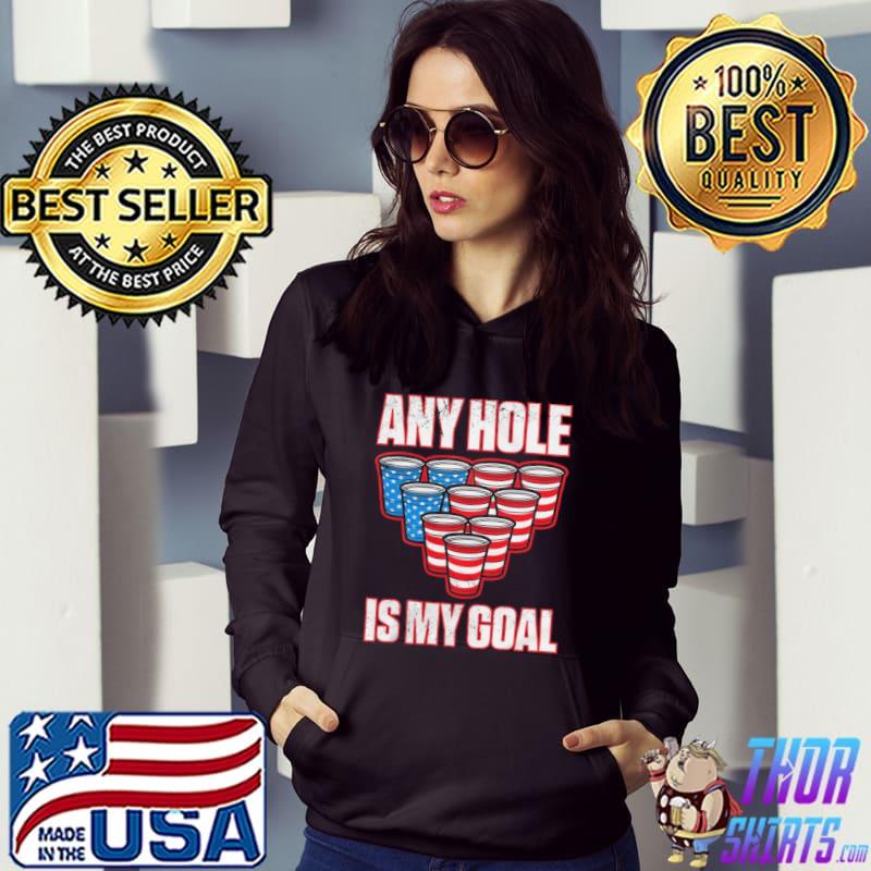 American Flag Cups Any Hole Is My Goal American flag shirt