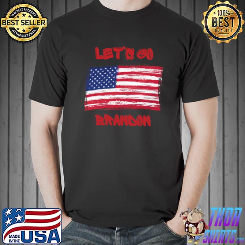 American Flag Let's Go Brandon T-shirt