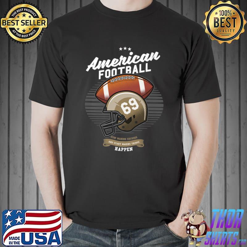 American Football Sport Tournamet Touchdown Mom Dad Kid Premium T-Shirt Unisex