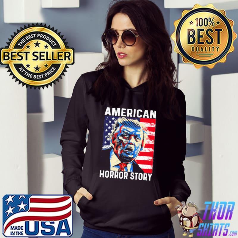 American Horror Story Zombie Trump Halloween American Flag shirt