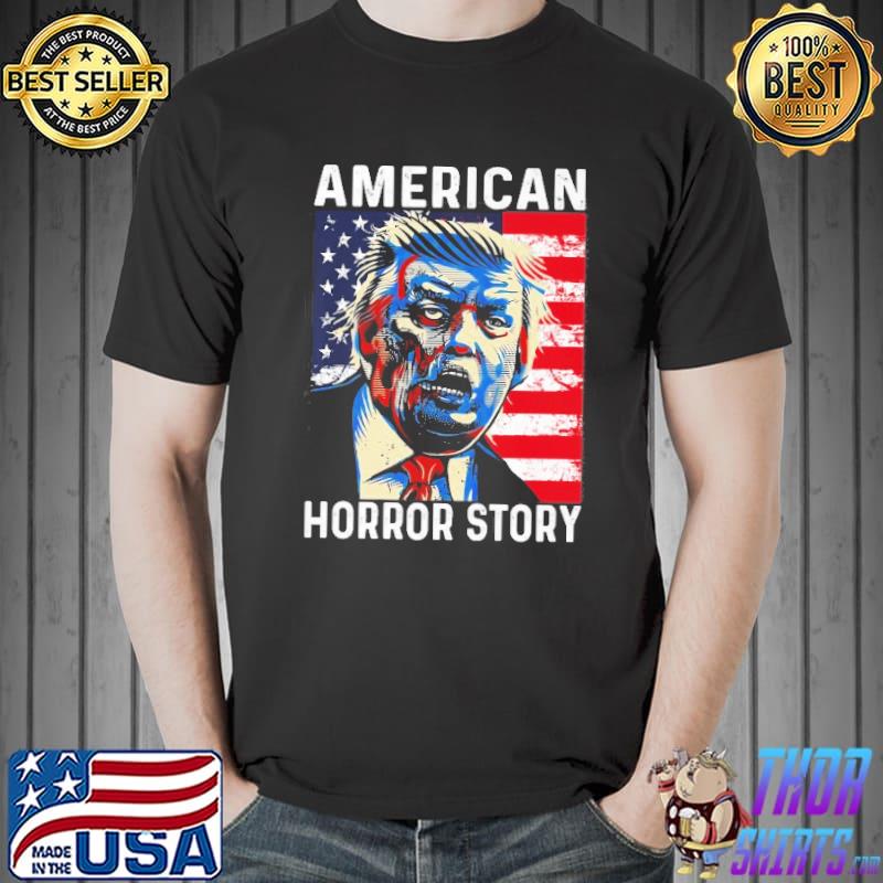 American Horror Story Zombie Trump Halloween American Flag s Unisex