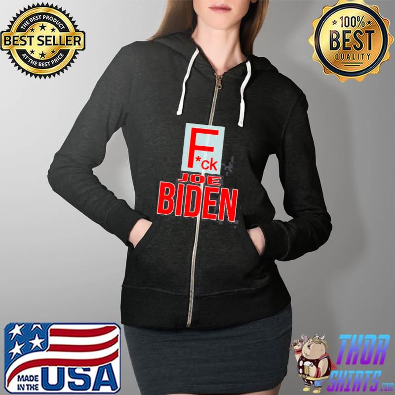 Anti Biden F Joe Biden Football Chant Full Zip Hooded