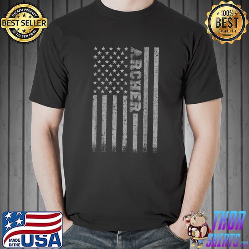 Archer American Flag T-Shirt Unisex