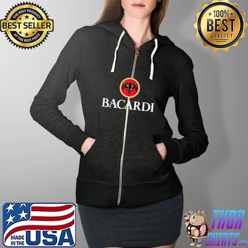 Bacardis Tees T-Shirt Full Zip Hooded