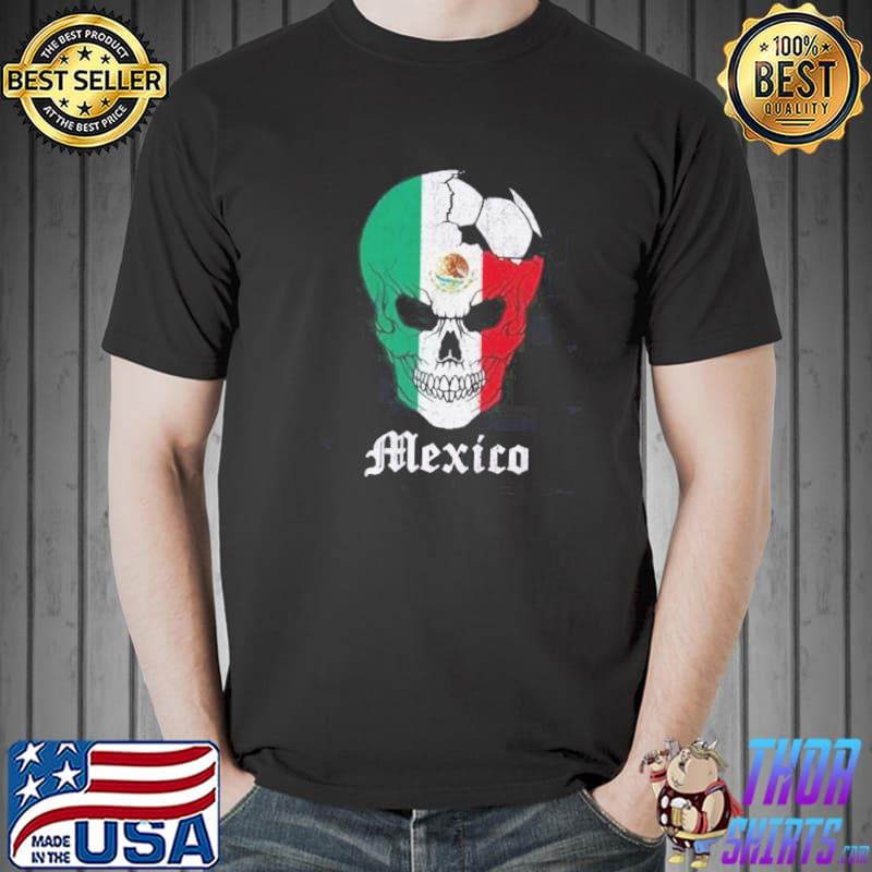 Backwoods Mexico Skull Flag Shirt