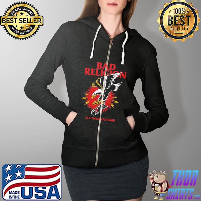 Bad Religion Eagle Let Them Eat War Punk Rock s Full Zip Hooded