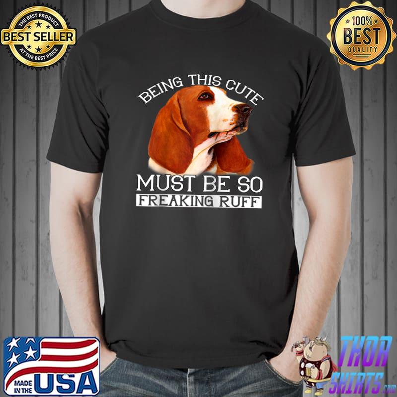 Basset Dog Owner Someone Amazing Comes Along And Here I Am Raglan Baseball T-s Unisex