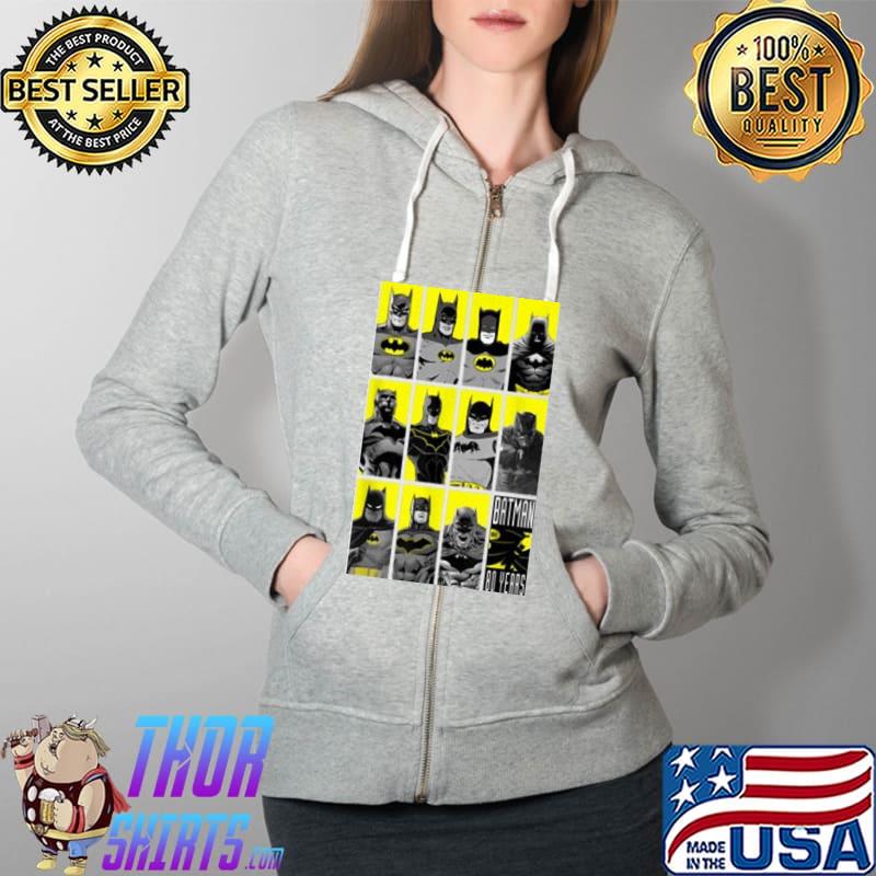 Batman 80 Years Batmen Shirt Full Zip Hooded