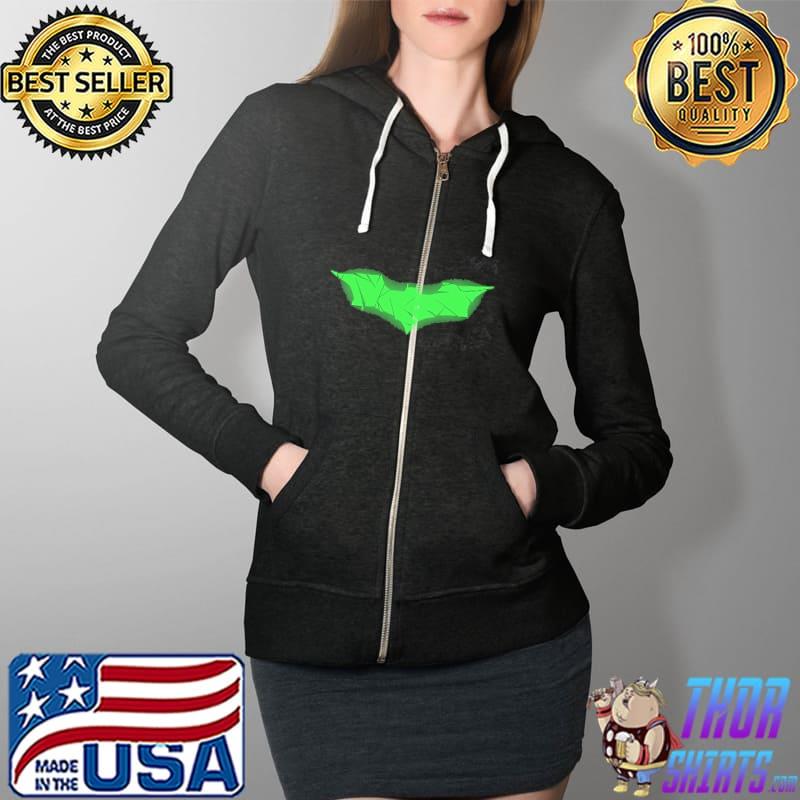 Batman fluorescent Shirt Full Zip Hooded