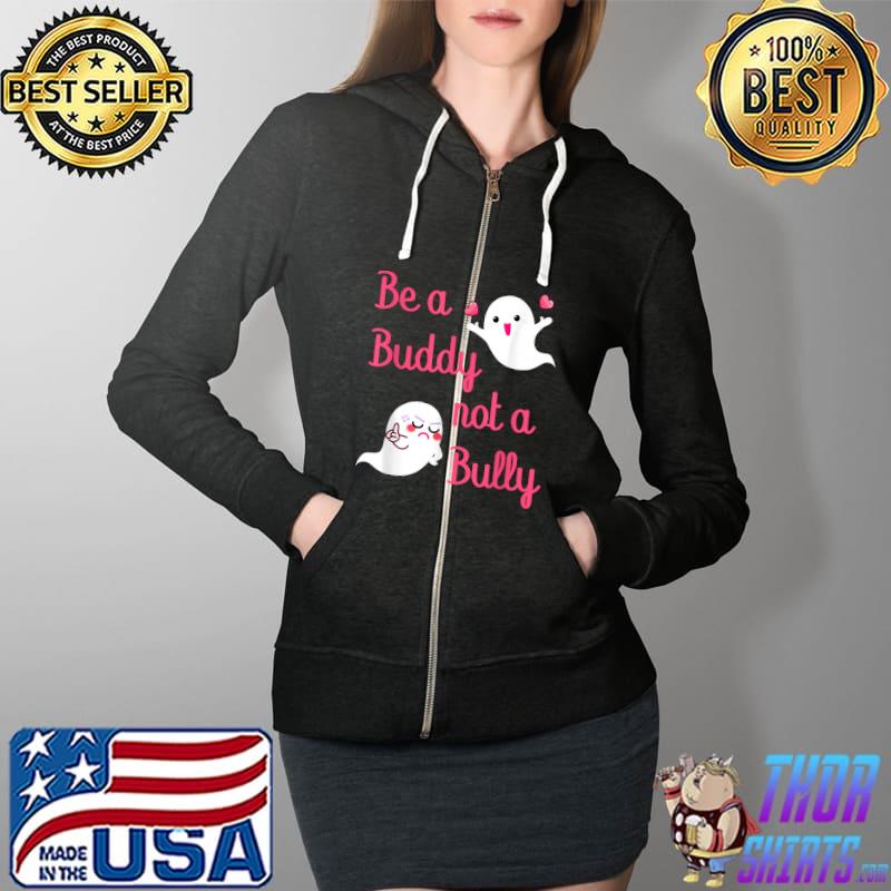 Be A Buddy Not A Bully Anti Bullying UNITY DAY Orange Kids T-Shirt Full Zip Hooded