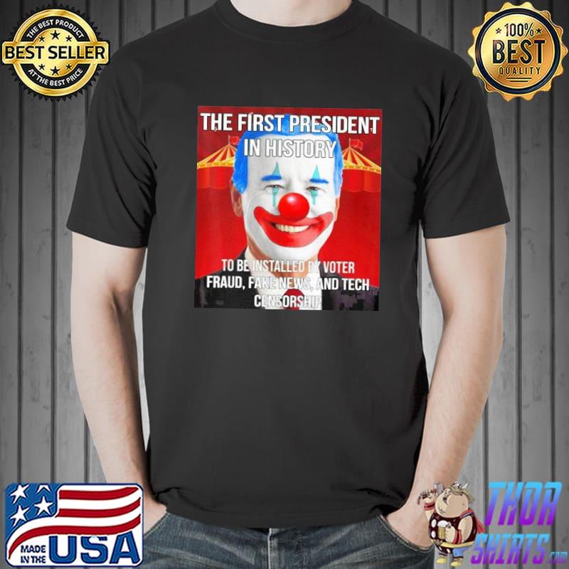 Biden Clown Halloween Costume Biden Clown Circus Biden Shirt Unisex