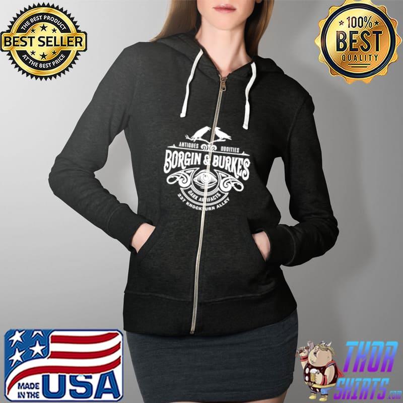 Borgin and Burkes Unusual and Ancient Wizarding Artefacts Wizard s Full Zip Hooded