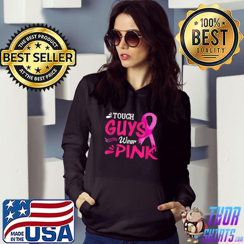 Breast Cancer Awareness Tough Guys Wear Pink T-Shirt