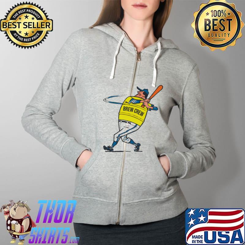Brewers Barrel Man Kids Shirt Full Zip Hooded