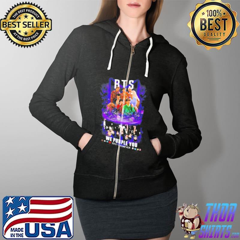 BTS we purple you 2013 to forever water mirror s Full Zip Hooded