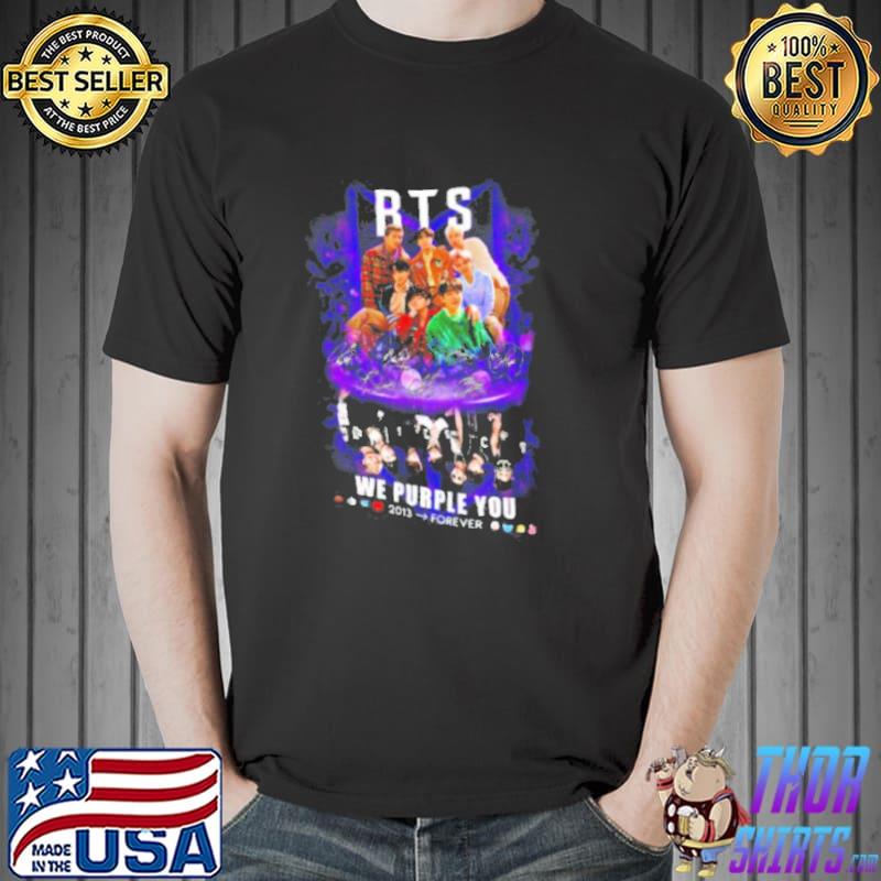 BTS we purple you 2013 to forever water mirror shirt