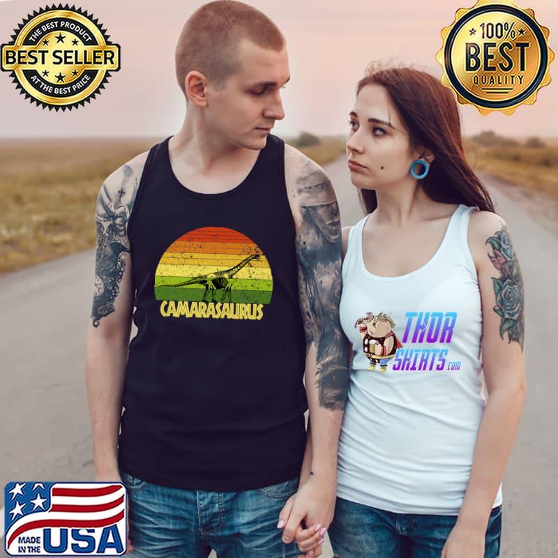 Camarasaurus vintage Dinosaur Premium T-Shirt Tank Top