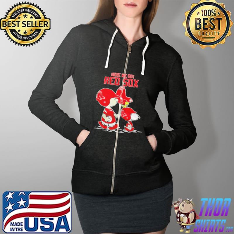 Charlie Brown And Snoopy Here We Go Atlanta Braves Shirt Full Zip Hooded