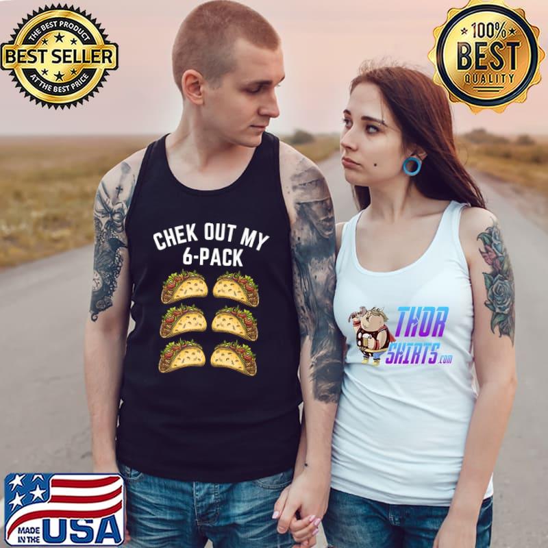 Check Out My Six Pack Taco Funny Taco Premium T-Shirt Tank Top