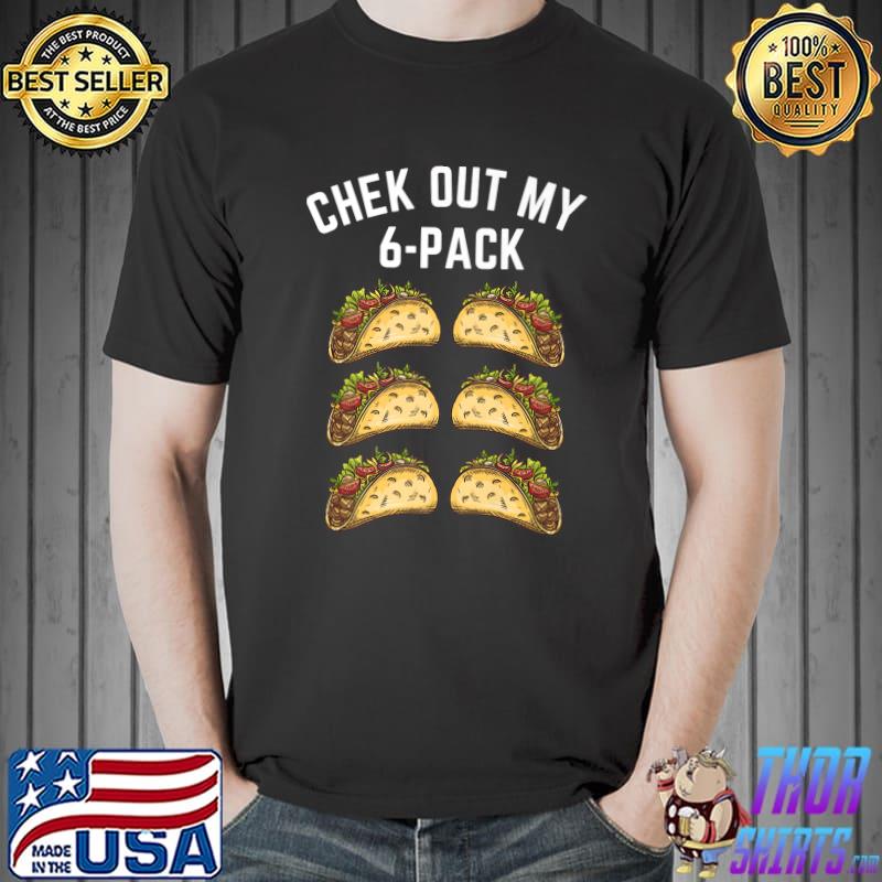 Check Out My Six Pack Taco Funny Taco Premium T-Shirt