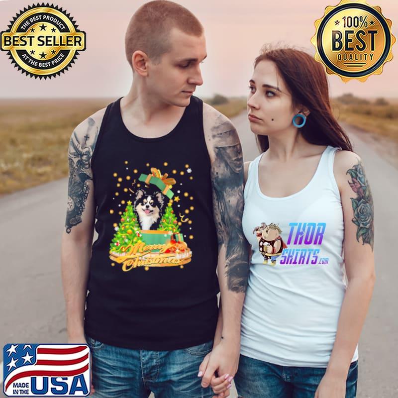 Chihuahua Merry Christmas Tree Gift Shirt Tank Top