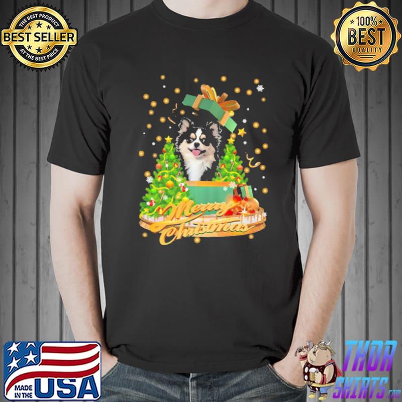 Chihuahua Merry Christmas Tree Gift Shirt Unisex