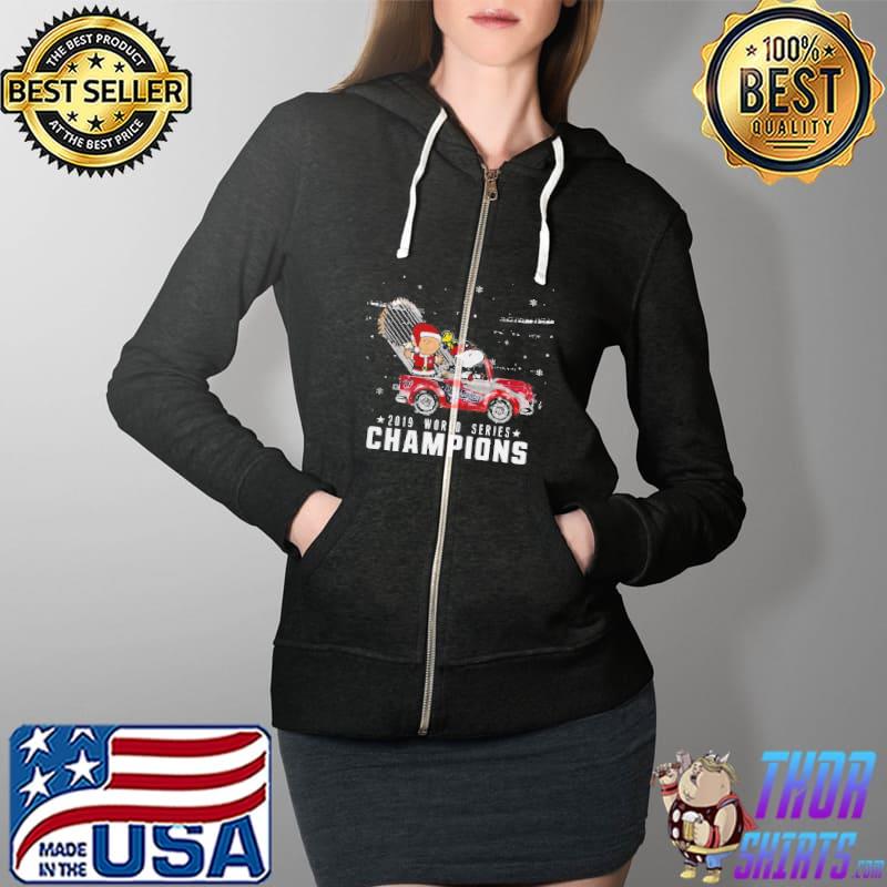 Christmas The Peanuts Washington Champion Snoopy Shirt Full Zip Hooded