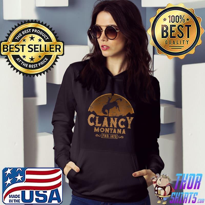 Clancy Montana MT Wild West Rodeo Cowboy T-Shirt