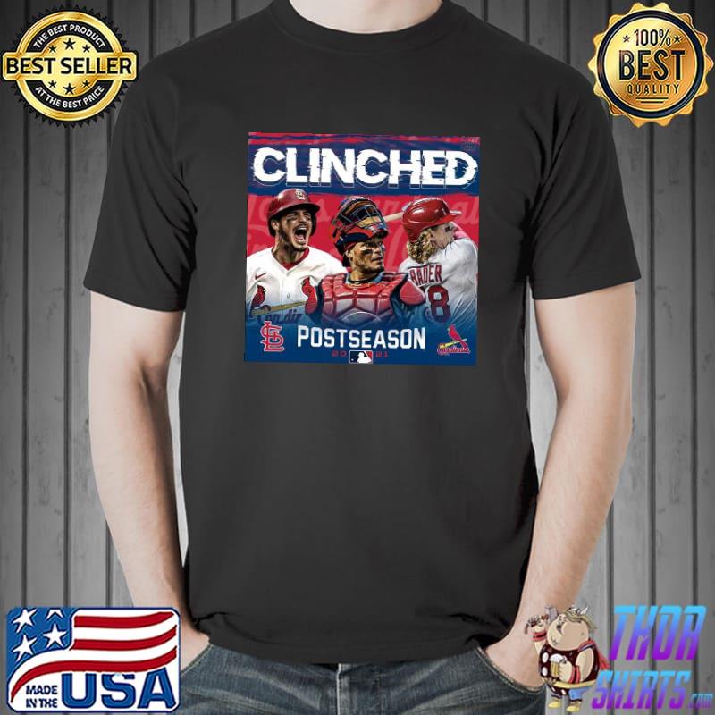 Clinched St Louis Cardinals Postseason 2021 shirt, hoodie, sweater, long  sleeve and tank top