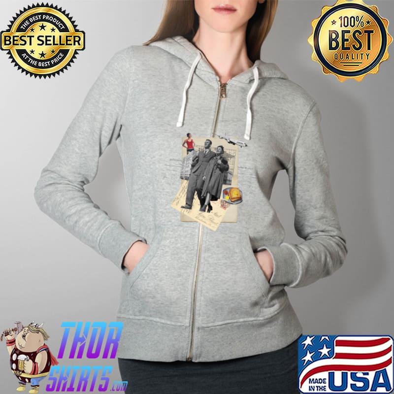 Collage Come fly with me T-Shirt Full Zip Hooded