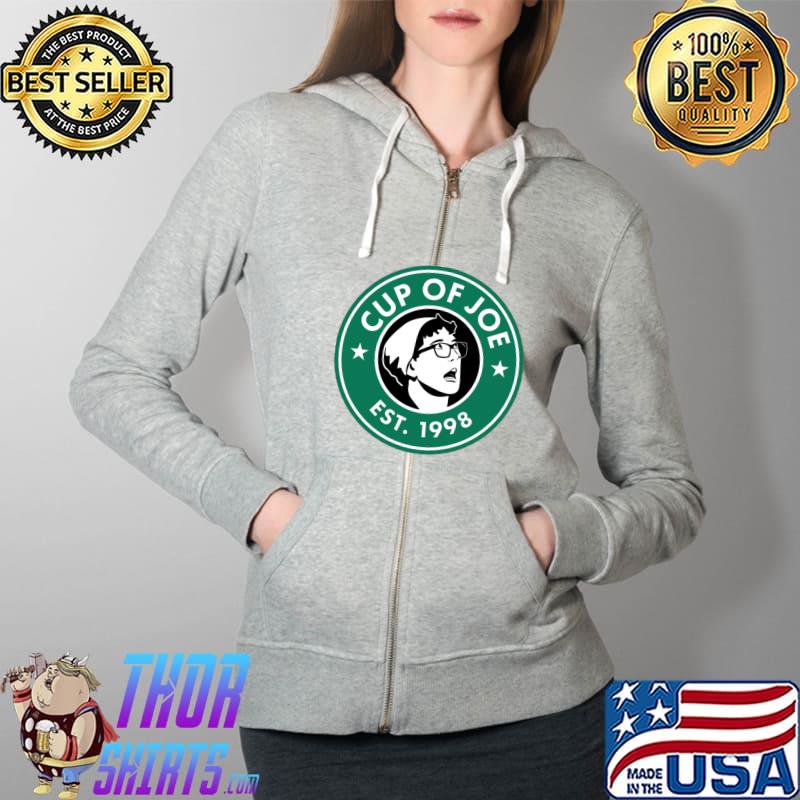 Cup Of Joe est.1998 T-Shirt Full Zip Hooded