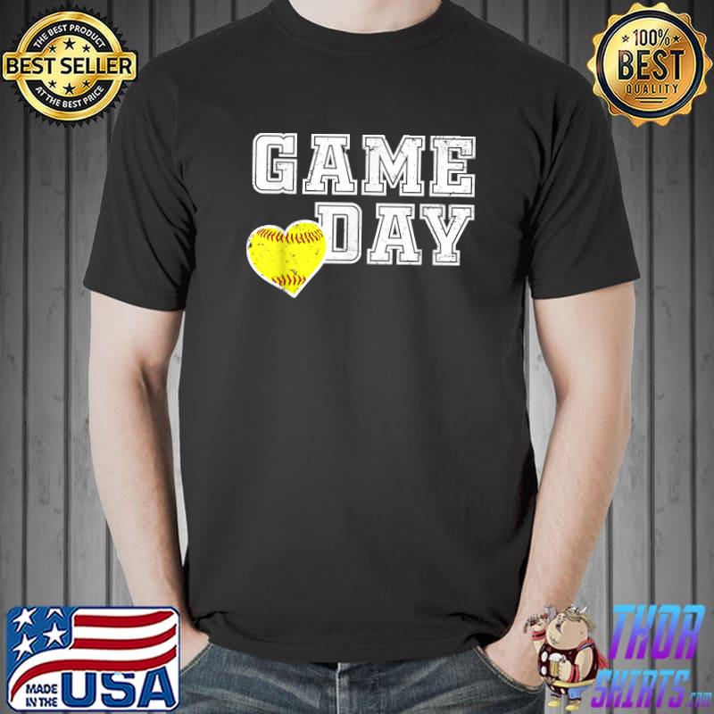 Cute Softball Mom Game Day T-Shirt