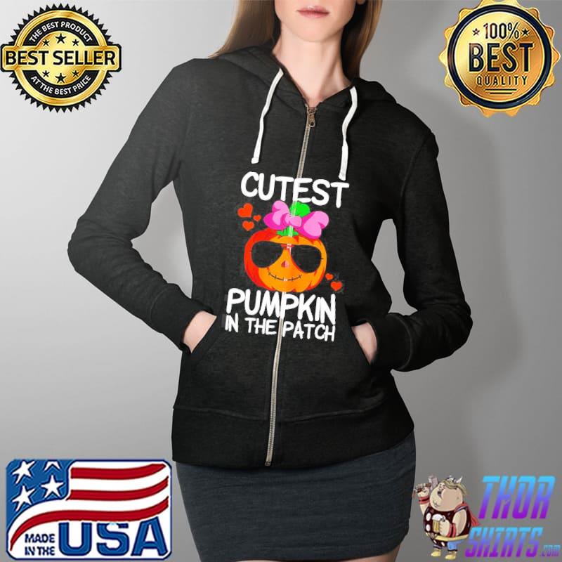 Cutest pumpkin in the patch Halloween Pumpkin s Full Zip Hooded