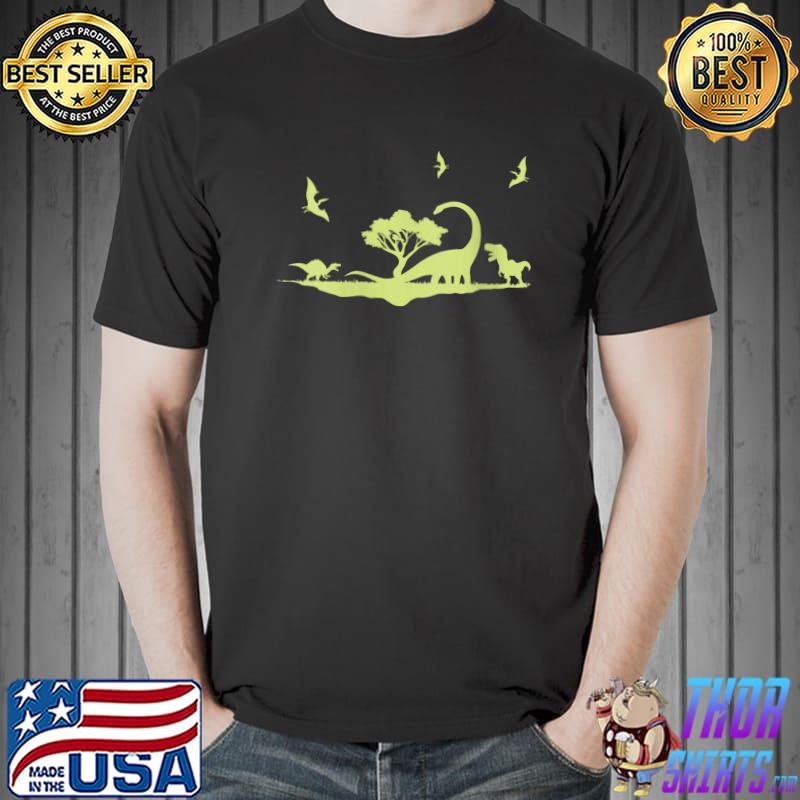 Dinosaurs Outdoor Spinosaurus Trex Pteranodon T-Shirt