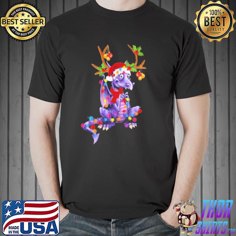 Dragon Gorgeous Reindeer Light Christmas Shirt Unisex
